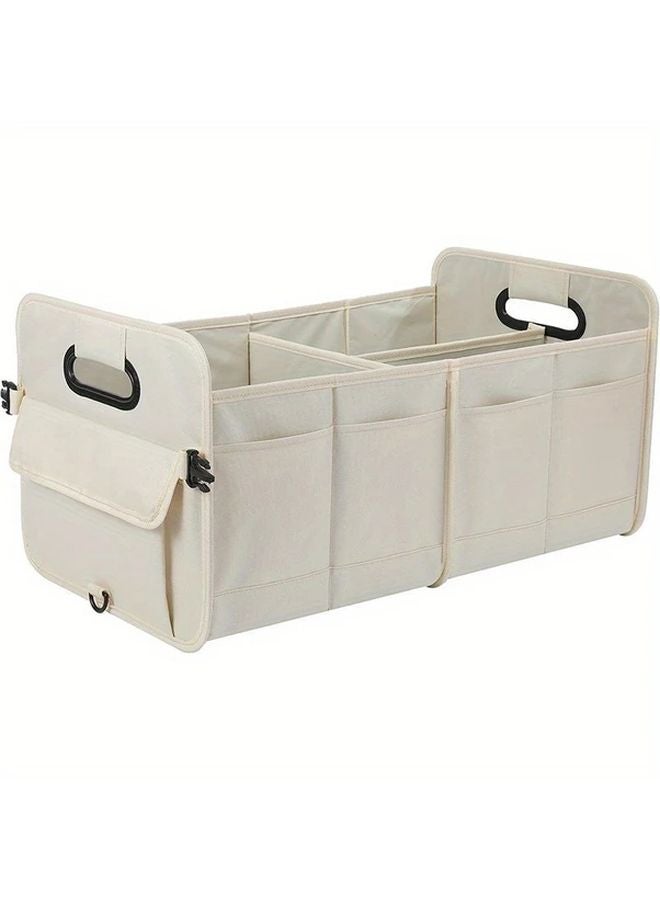 Large Capacity Black Oxford Fabric Trunk Organizer Foldable Car Storage Bag - Image 2